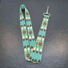 Turquoise with Feathers Lanyard