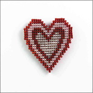Valentines Heart #01 Pin