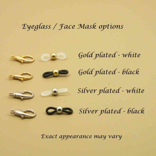 Eyeglass/Face Mask options